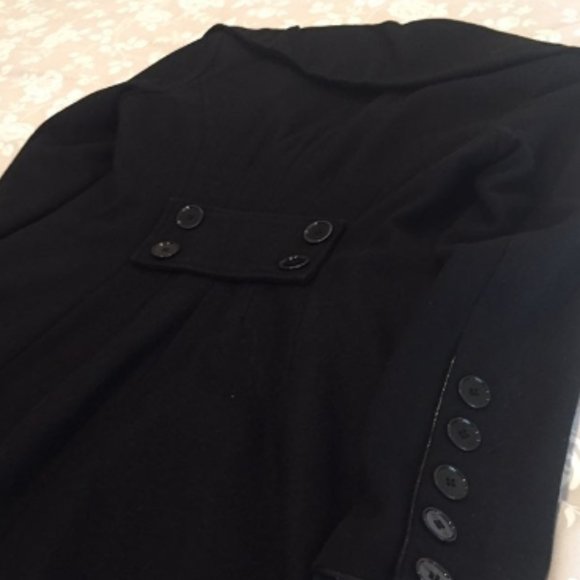 Express Peacoat Long Jacket Wool XS - Picture 6 of 12